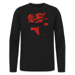 Men's Long Sleeve T-Shirt by Next Level - black