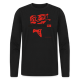 Men's Long Sleeve T-Shirt by Next Level - black