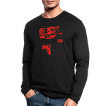 Men's Long Sleeve T-Shirt by Next Level - black