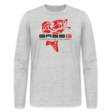 Men's Long Sleeve T-Shirt by Next Level - heather gray