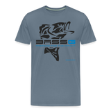 Men's Premium T-Shirt - steel blue