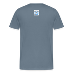 Men's Premium T-Shirt - steel blue