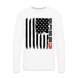 Men's Premium Long Sleeve T-Shirt - white