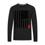 Men's Premium Long Sleeve T-Shirt - black