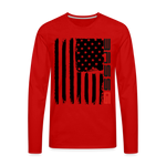 Men's Premium Long Sleeve T-Shirt - red