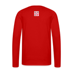 Men's Premium Long Sleeve T-Shirt - red