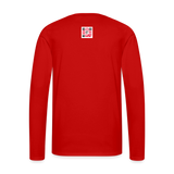 Men's Premium Long Sleeve T-Shirt - red