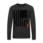 Men's Premium Long Sleeve T-Shirt - charcoal grey