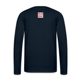 Men's Premium Long Sleeve T-Shirt - deep navy