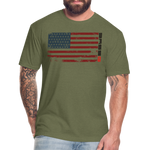 Fitted T-Shirt - heather military green