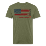 Fitted T-Shirt - heather military green