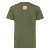 Fitted T-Shirt - heather military green