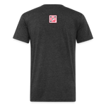 Fitted Cotton/Poly T-Shirt by Next Level - heather black