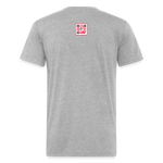 Fitted Cotton/Poly T-Shirt by Next Level - heather gray