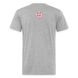 Fitted Cotton/Poly T-Shirt by Next Level - heather gray