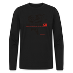 Men's Long Sleeve T-Shirt by Next Level - black