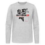 Men's Long Sleeve T-Shirt by Next Level - heather gray