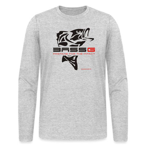 Men's Long Sleeve T-Shirt by Next Level - heather gray