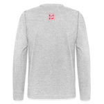 Men's Long Sleeve T-Shirt by Next Level - heather gray