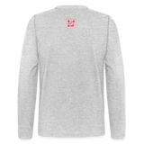 Men's Long Sleeve T-Shirt by Next Level - heather gray