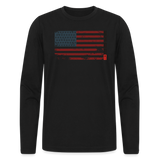 Men's Long Sleeve T-Shirt by Next Level - black