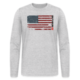 Men's Long Sleeve T-Shirt by Next Level - heather gray