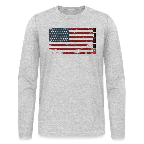 Men's Long Sleeve T-Shirt by Next Level - heather gray