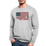 Men's Long Sleeve T-Shirt by Next Level - heather gray