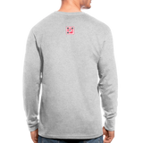 Men's Long Sleeve T-Shirt by Next Level - heather gray