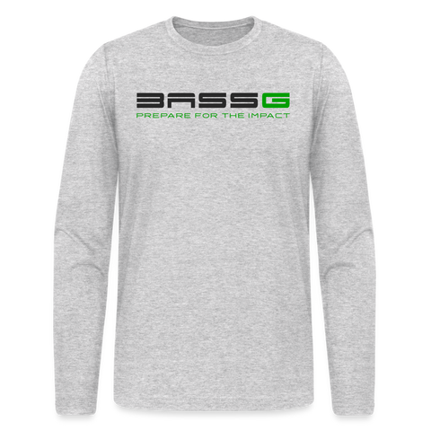 Men's Long Sleeve T-Shirt by Next Level - heather gray