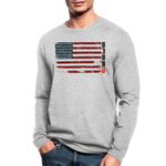 Men's Long Sleeve T-Shirt by Next Level - heather gray