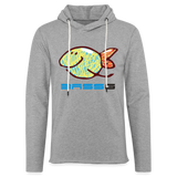 Unisex Lightweight Terry Hoodie - heather gray