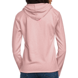 Unisex Lightweight Terry Hoodie - cream heather pink