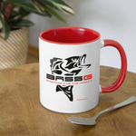 Contrast Coffee Mug - white/red