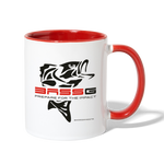 Contrast Coffee Mug - white/red