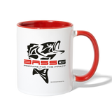 Contrast Coffee Mug - white/red