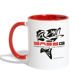 Contrast Coffee Mug - white/red